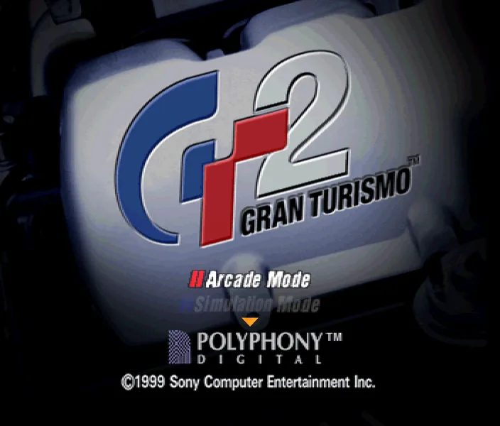 Gran Turismo 2 Simulation and Arcade discs